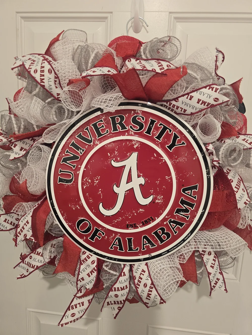 Alabama Football Wreath